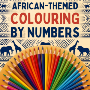 African Themed Colouring by Numbers